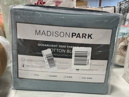 Madison Park 1000 Thread Count Temperature Regulating Treated Sheet Set king