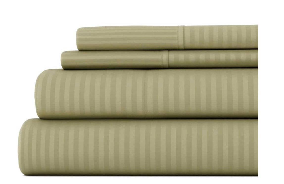 Casual Comfort™ Premium Ultra Soft Dobby Stripe 4 Pieces Sheet Set Queen