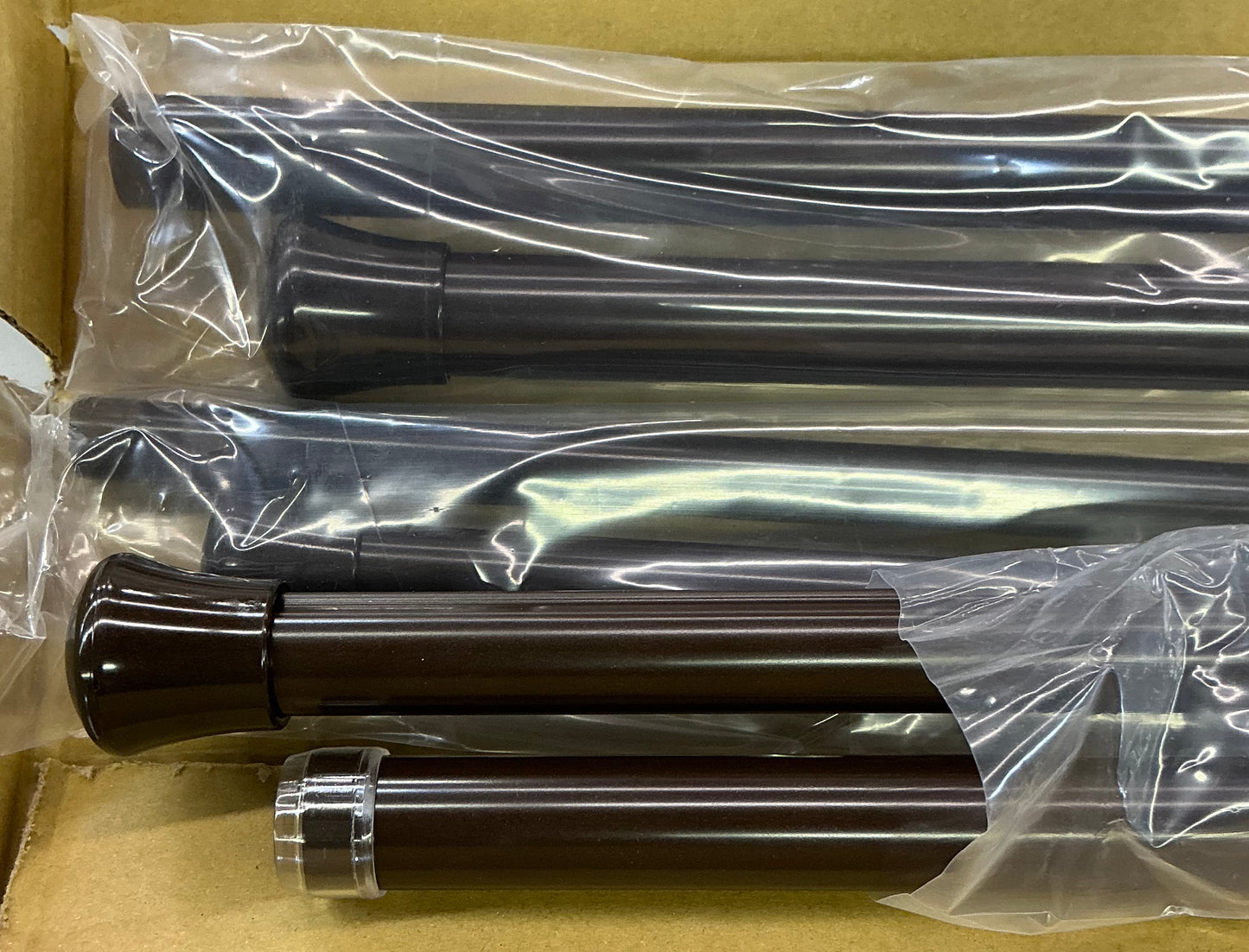 Rod Desyne Standard Triple Curtain Rod 28”-48” Cocoa(clearance)