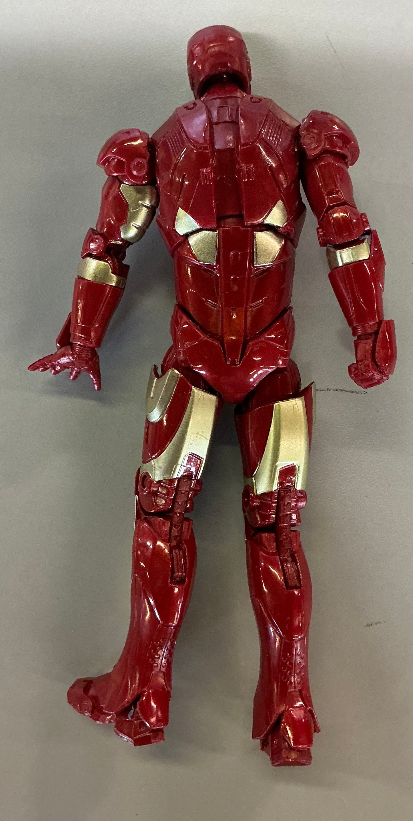 THRIFTY 70 - marvel legends series Iron Man mark III action figure - AS IS - USED - MISSING PIECES - FINAL SALE - NO RETURNS