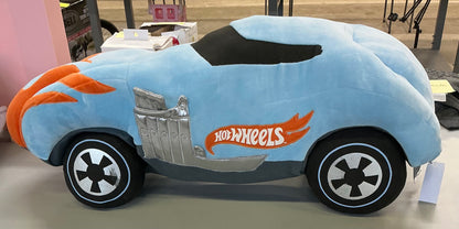 Hot wheels classic jumbo car weighted plush kids’ throw pillow blue - SOME MINOR COSMETIC FLAWS - OUT OF PACKAGE