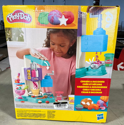 Play-Doh rainbow swirl ice cream playset