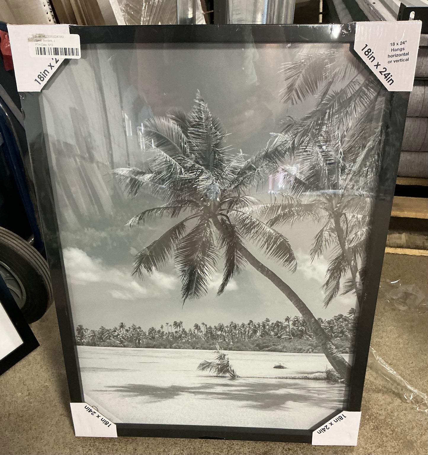 18x24” poster frame black - PICK UP ONLY