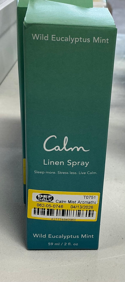 Calm Linen Spray; Eucalyptus Mint 2 Fl Oz