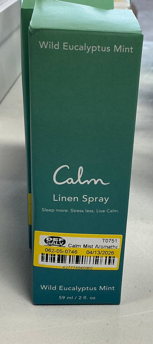 Calm Linen Spray; Eucalyptus Mint 2 Fl Oz