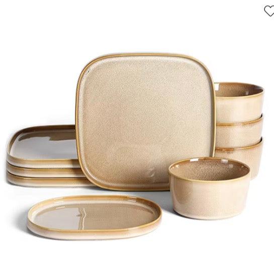 Stone + Lain Cairo 12-pc. Stoneware Dinnerware Set