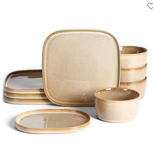 Stone + Lain Cairo 12-pc. Stoneware Dinnerware Set