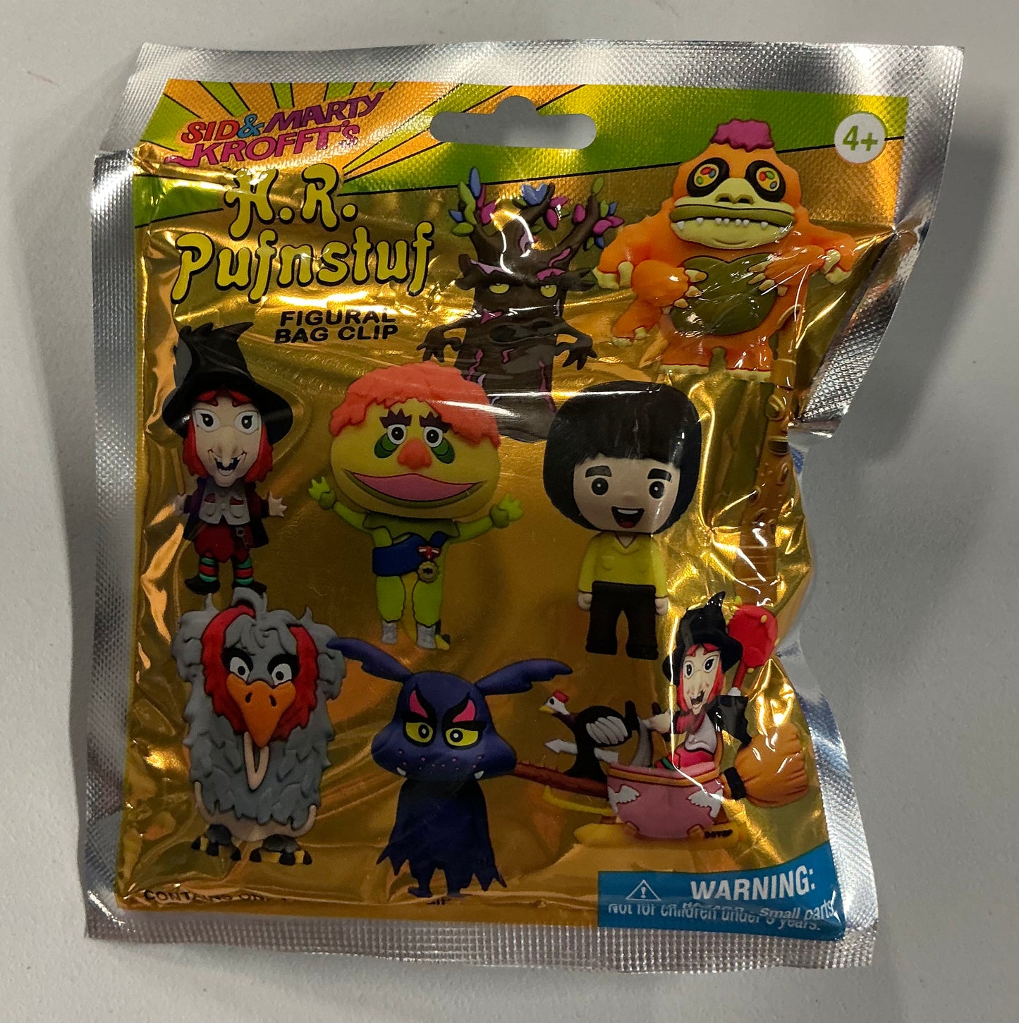 Sid & Marty Kroffts H.R. Pufnstuf Figural bag clip - blind bag