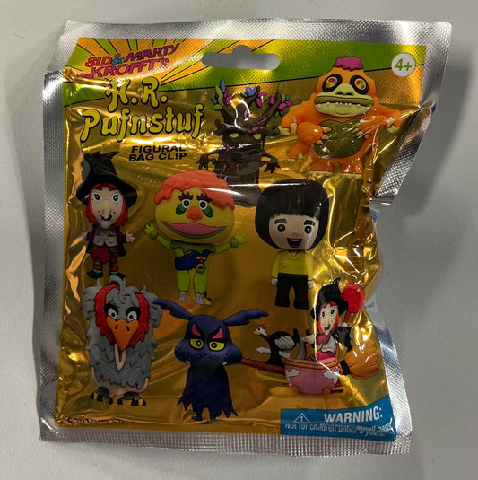 Sid & Marty Kroffts H.R. Pufnstuf Figural bag clip - blind bag