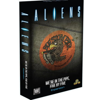 Aliens: We're in the Pipe, Five by Five expansion for the Aliens: Another Glorious Day in the Corps board game by Gale Force Nine