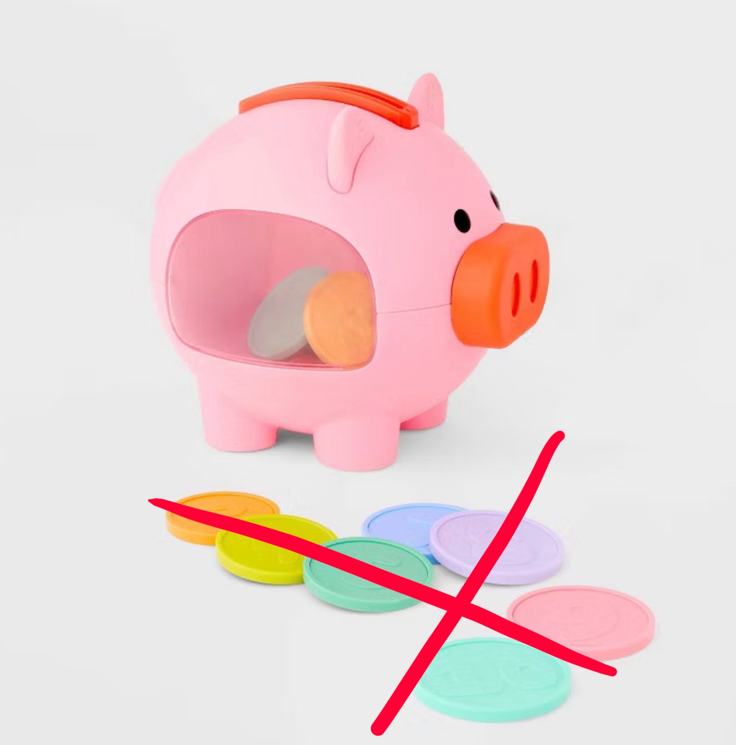 THRIFTY 70 -Electronic Piggy Bank from Gigglescapes - Open Box - USED (See Pictures)- FINAL SALE- NO RETURNS - AS IS - MISSING COINS