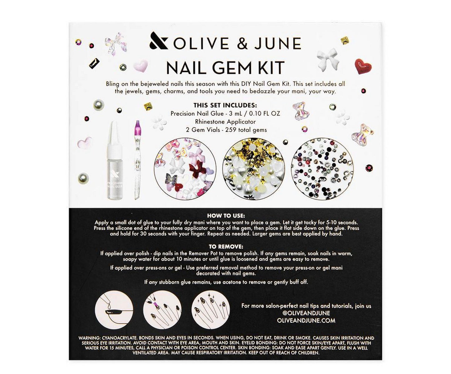 Olive & June Nail Gem Kit