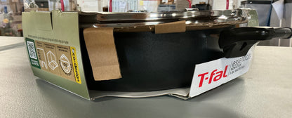 T-Fal Essentials 5-qt. Aluminum Non-Stick Saute Pan with Lid-Open Box