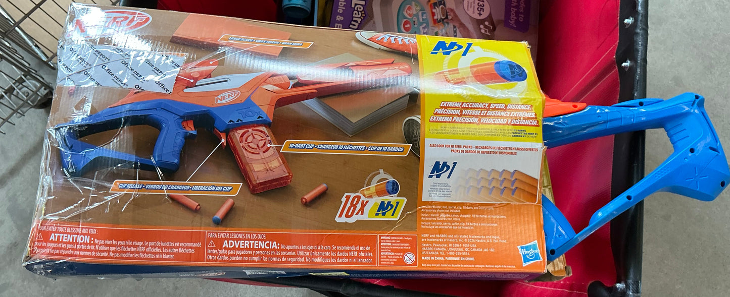 NERF N series pinpoint blaster - OPEN/DAMAGED BOX