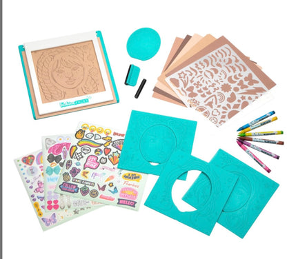 Fashion Faces arts and crafts kit designed for children ages 6 and up