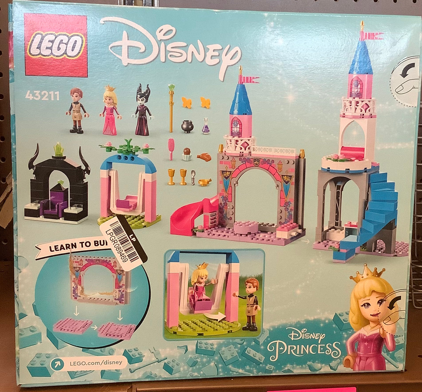LEGO Disney Princess Aurora's Castle Buildable Toy 43211