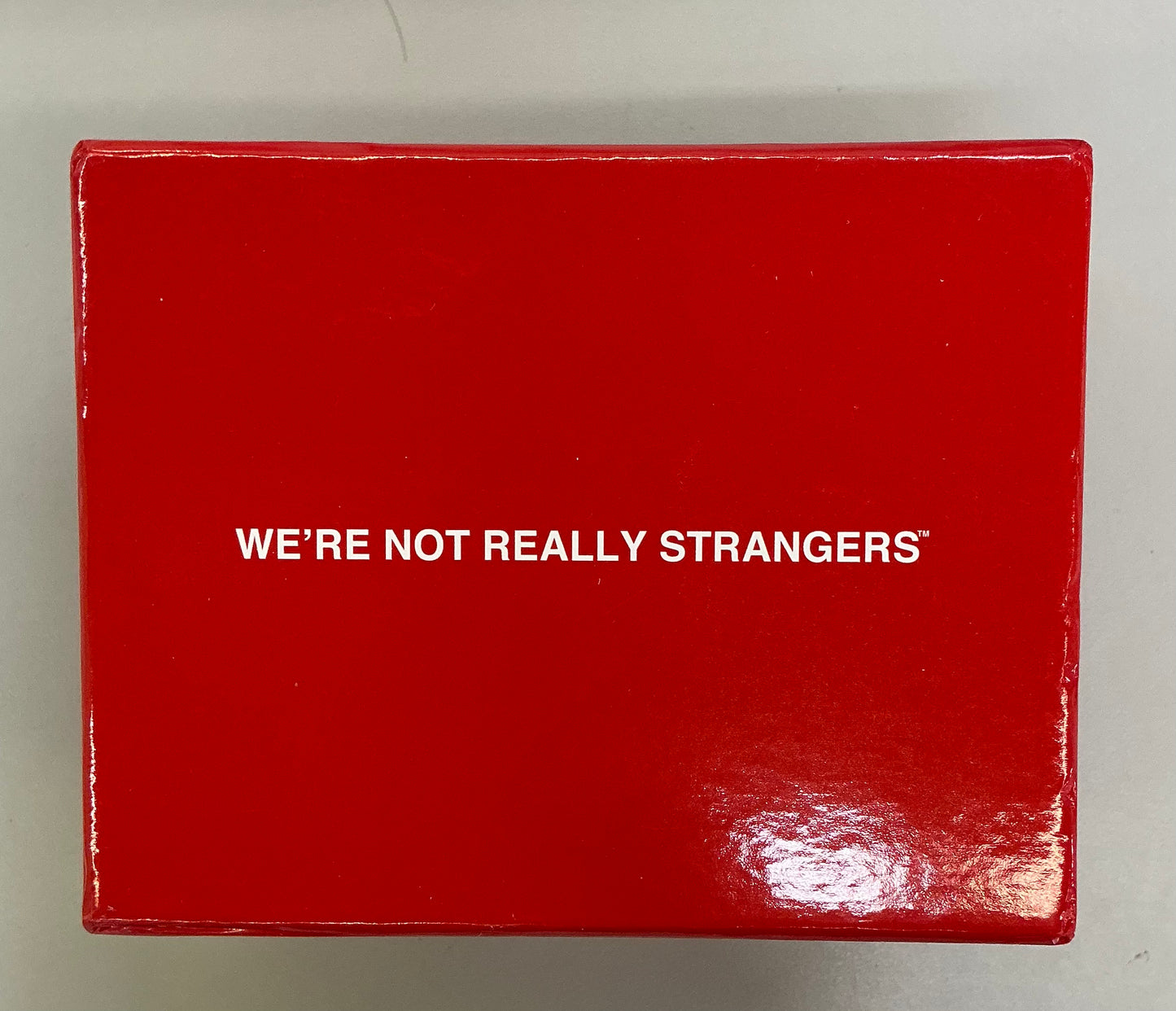 We’re Not Really Strangers game