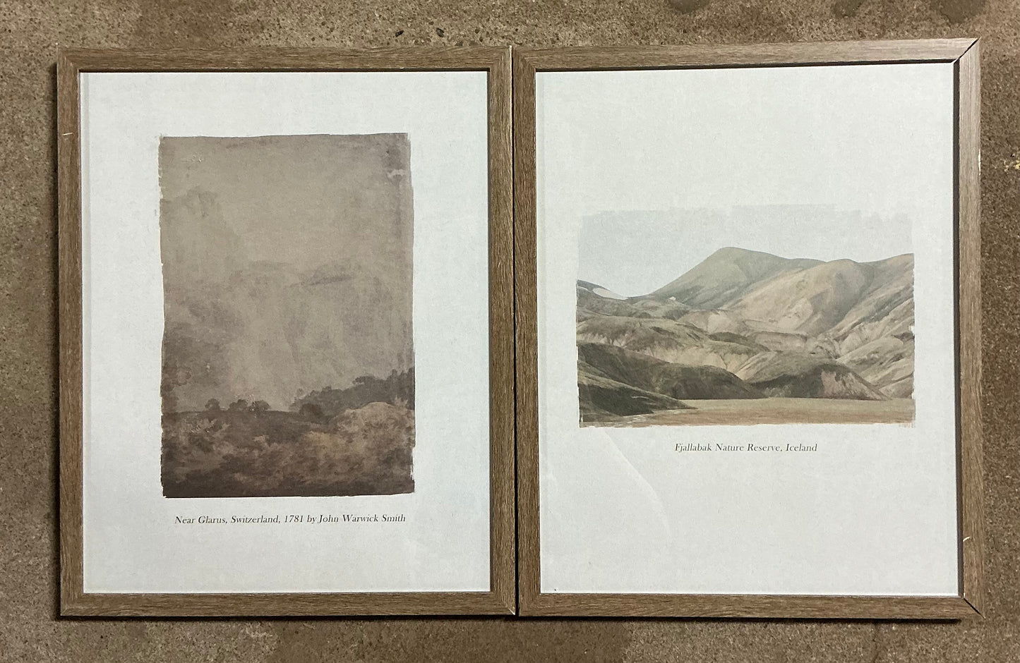 16x20” (set of 2) glass textbook photo frames - AS IS - SOME MINOR COSMETIC FLAWS EITHER ON THE FRONT OR THE SIDES (see pictures) - PICK UP ONLY