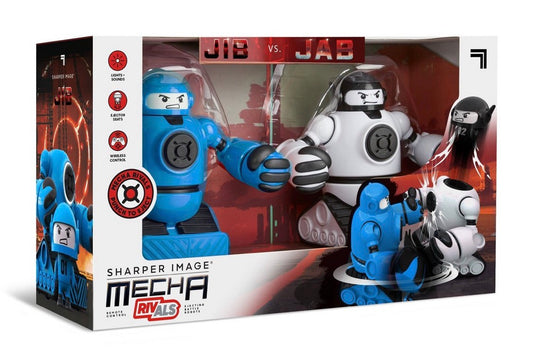 Sharper image mecha rivals RC ejecting battle robots