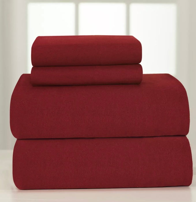Pointehaven Cotton Brushed 180 Gsm Flannel 3 Pieces Sheet Set Twin