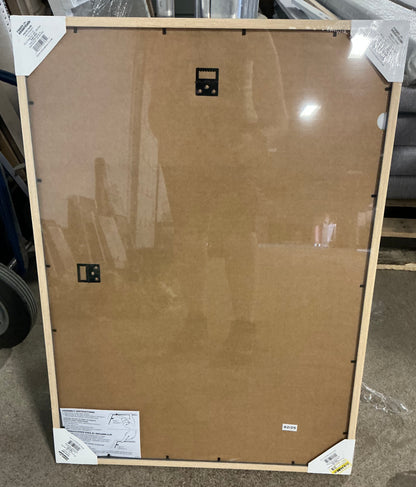 THRIFTY 70 - 20X28” traditional poster picture frame - AS IS - CRACKED ON THE FRONT - FINAL SALE - NO RETURNS - PICK UP ONLY