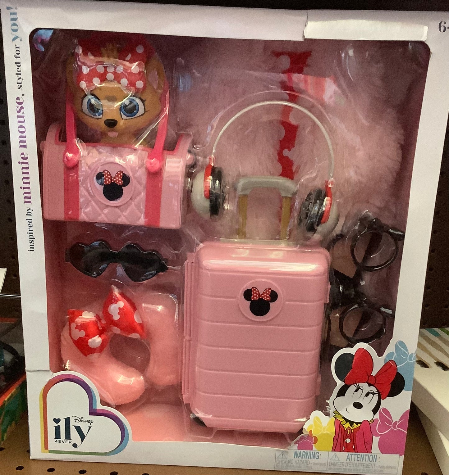 (Clearance) FINAL SALE Disney ILY 4ever 18" Minnie Mouse Inspired Deluxe Fashion and Accessory Pack
