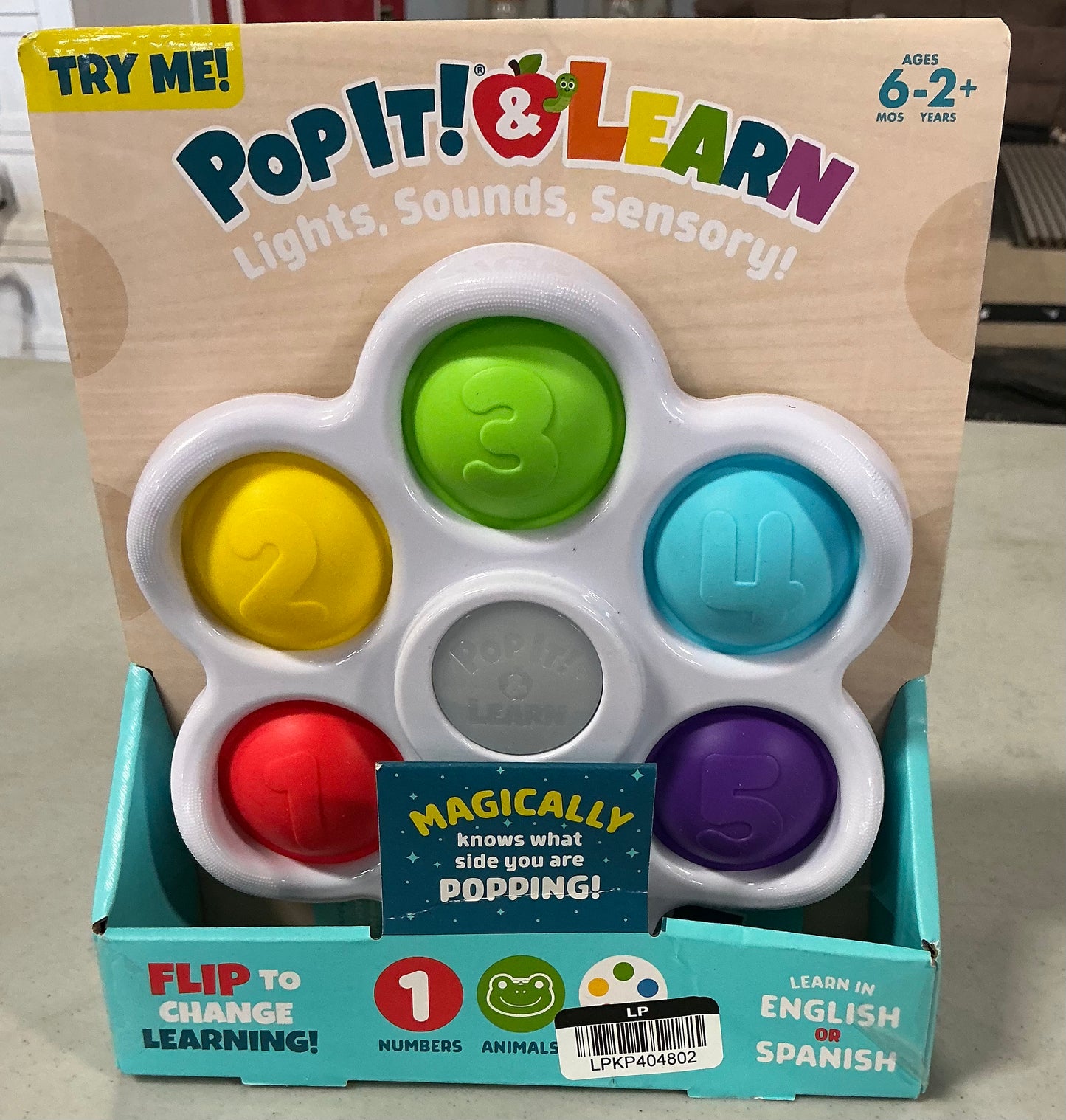 Pop it! & learn lights, sounds, sensory