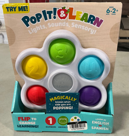 Pop it! & learn lights, sounds, sensory