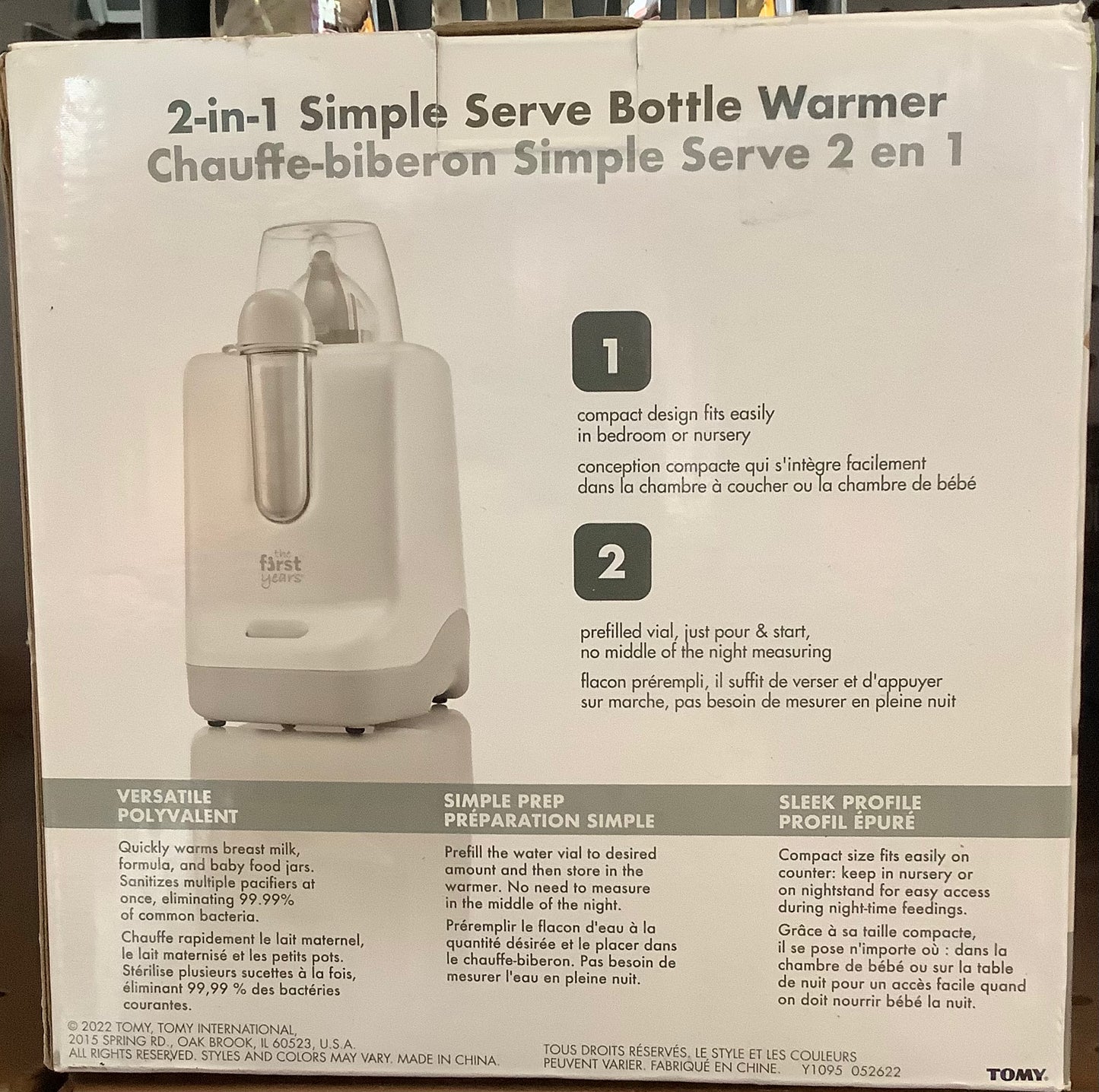 The First Years Baby Bottle Warmer and Sterilizer - Pacifier and Bottle Nipple Sanitizer