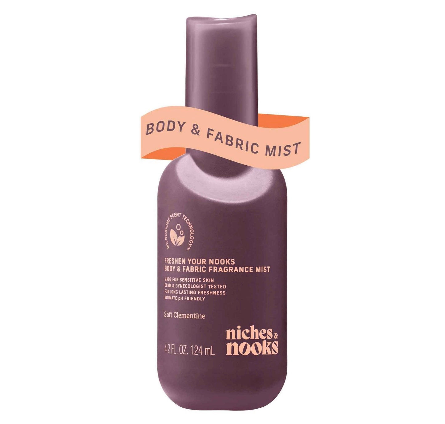 Niches & Nooks Freshen Your Nooks Body & Fabric Fragrance Mist in the Soft Clementine scent.