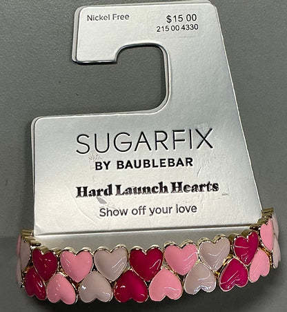 SUGARFIX by BaubleBar Hard Launch Hearts bracelet(clearance)