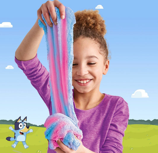 Bluey SLIMYGLOOP Slimy Sand Mold & Play Creations 8-Piece Set.