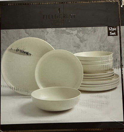 Fieldcrest 12-piece legacy steam dinnerware set