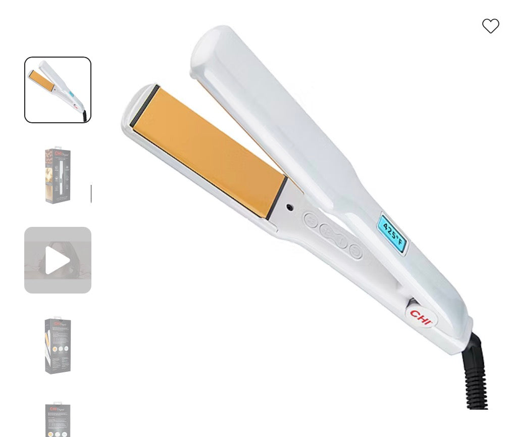 CHI "Original Digital ""I Do"" Blushing Bride" Fast Heating 1 1/2" Flat Iron - Open Box