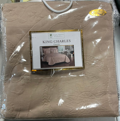 Historic Charleston Collection™ King Charles Matelassé Coverlet Only Queen-Color(Birch)