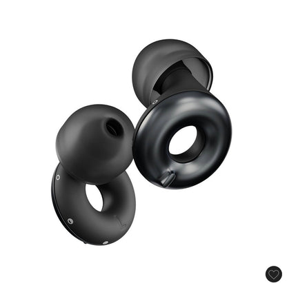 Loop switch 2 earplugs for adjustable volume control and instant noise relief - black - OPEN BOX