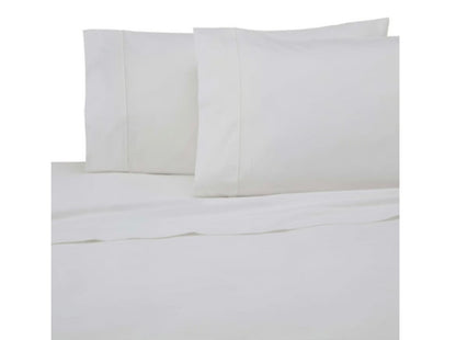 Modern Living brand white cotton sateen sheets king 4pcs