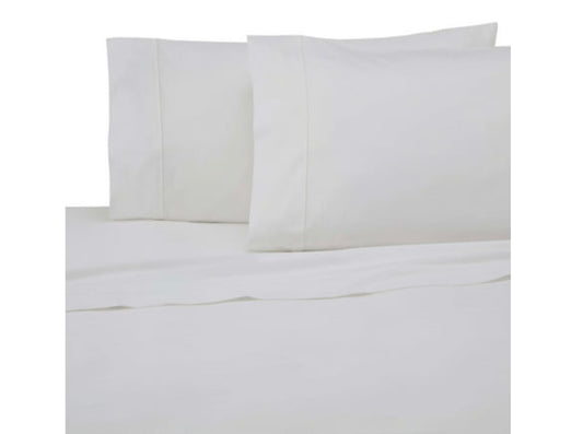Modern Living brand white cotton sateen sheets king 4pcs