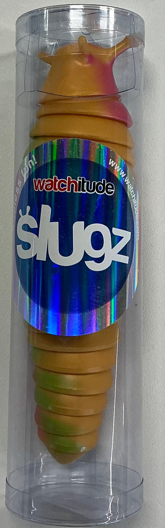 Watchitude Slugz fidget toy in the Sunset color variant