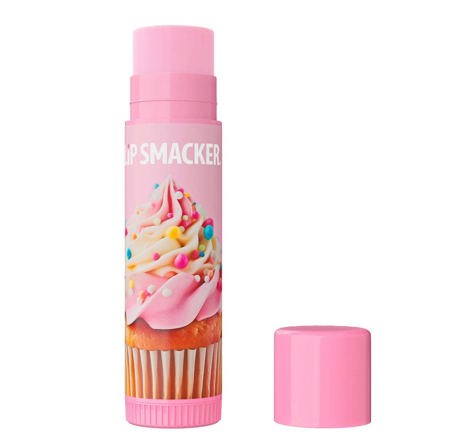 Lip Smacker Biggy Lip Balm in the Sweetheart Cupcake flavor