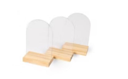 3 count signs-Clear Arch
