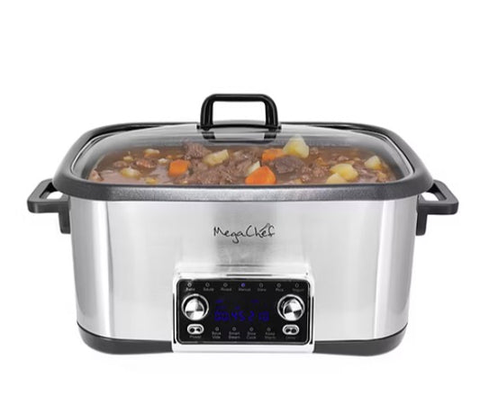 MegaChef 12-In-1 Deluxe Multi 8 Qt Slow Cooker
