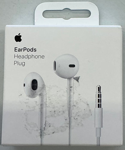 Apple EarPods with 3.5mm headphone plug model A1472 open box-Inpected