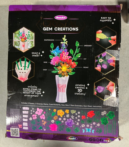 RoseArt gem creations beautiful bouquet - OPEN BOX