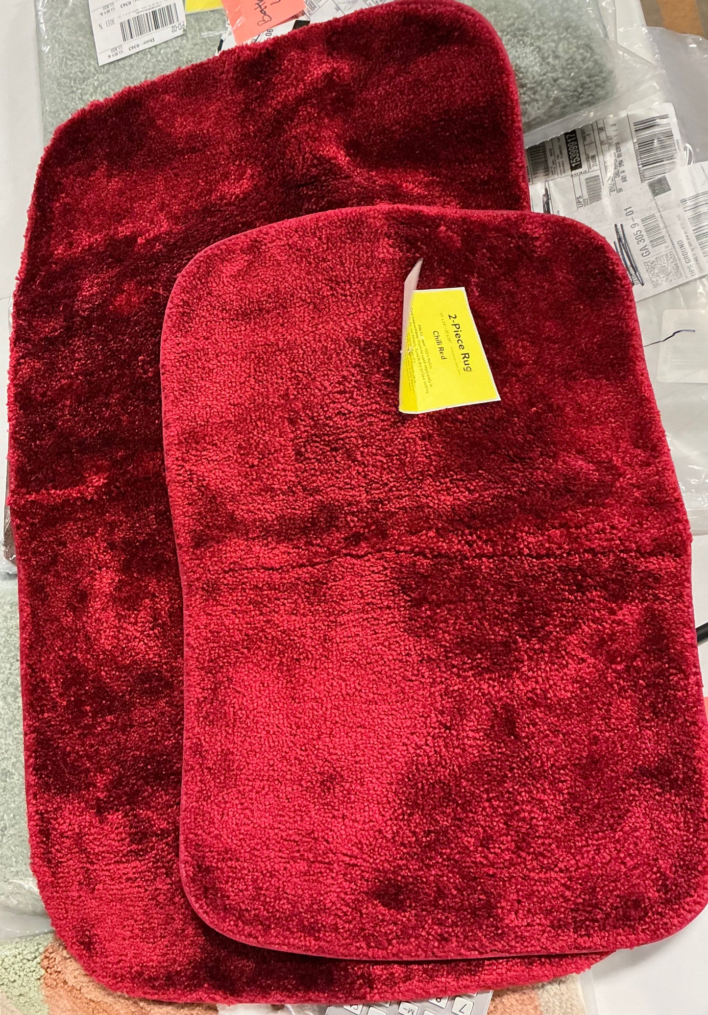 Garland Rug 2-pc. Traditional Bath Rug Set comes with both a 16 inch. x 23 inch. Bath mat and a 20 inch. x 33 inch