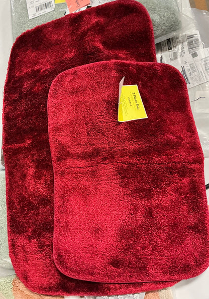 Garland Rug 2-pc. Traditional Bath Rug Set comes with both a 16 inch. x 23 inch. Bath mat and a 20 inch. x 33 inch