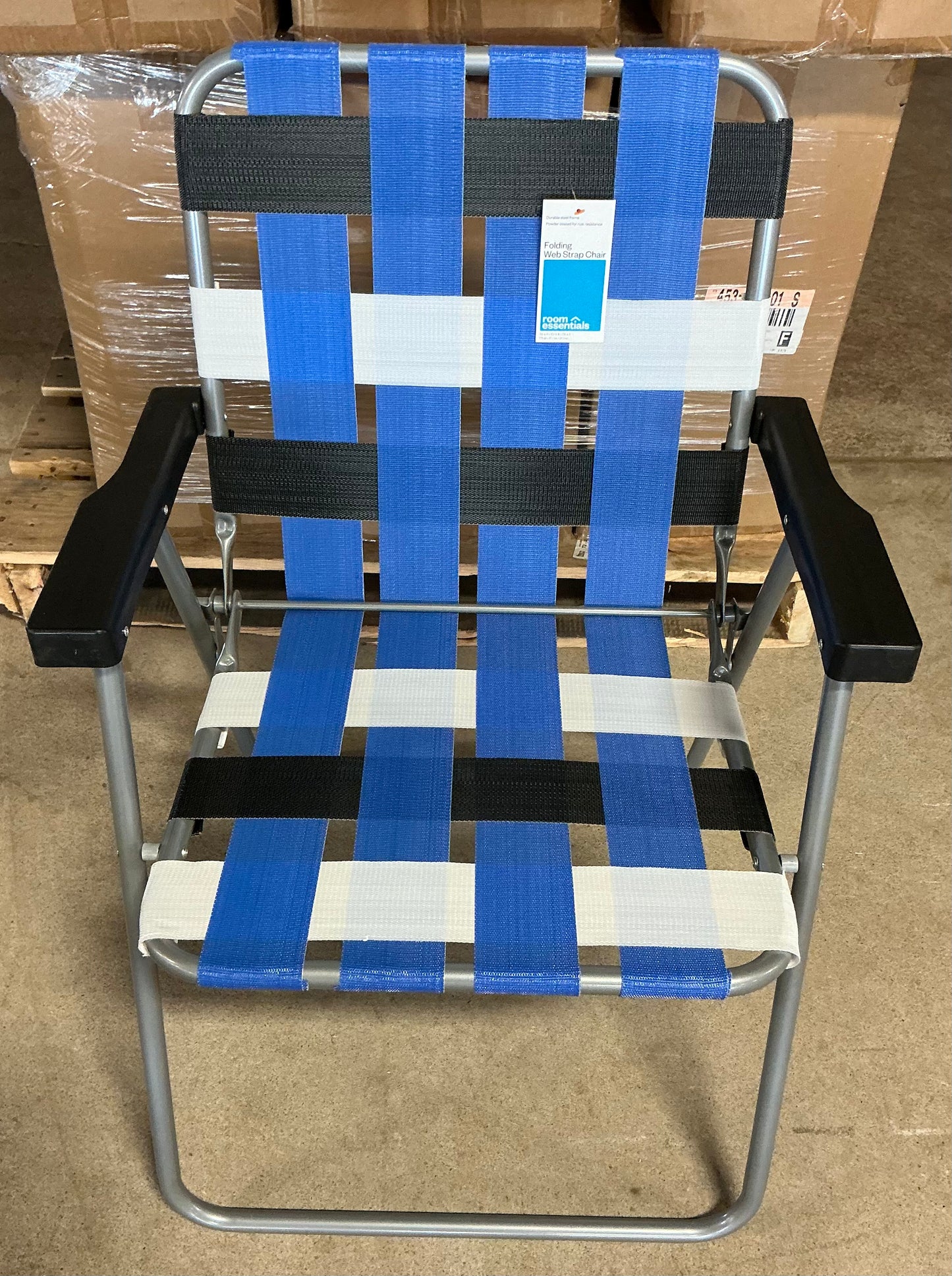 Folding web strap chair - PICK UP ONLY