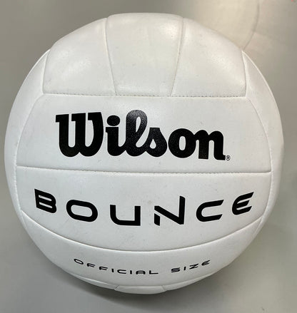 Wilson bounce indoor volleyball: rubber shell, butyl bladder - AS IS - SOME COSMETIC FLAWS