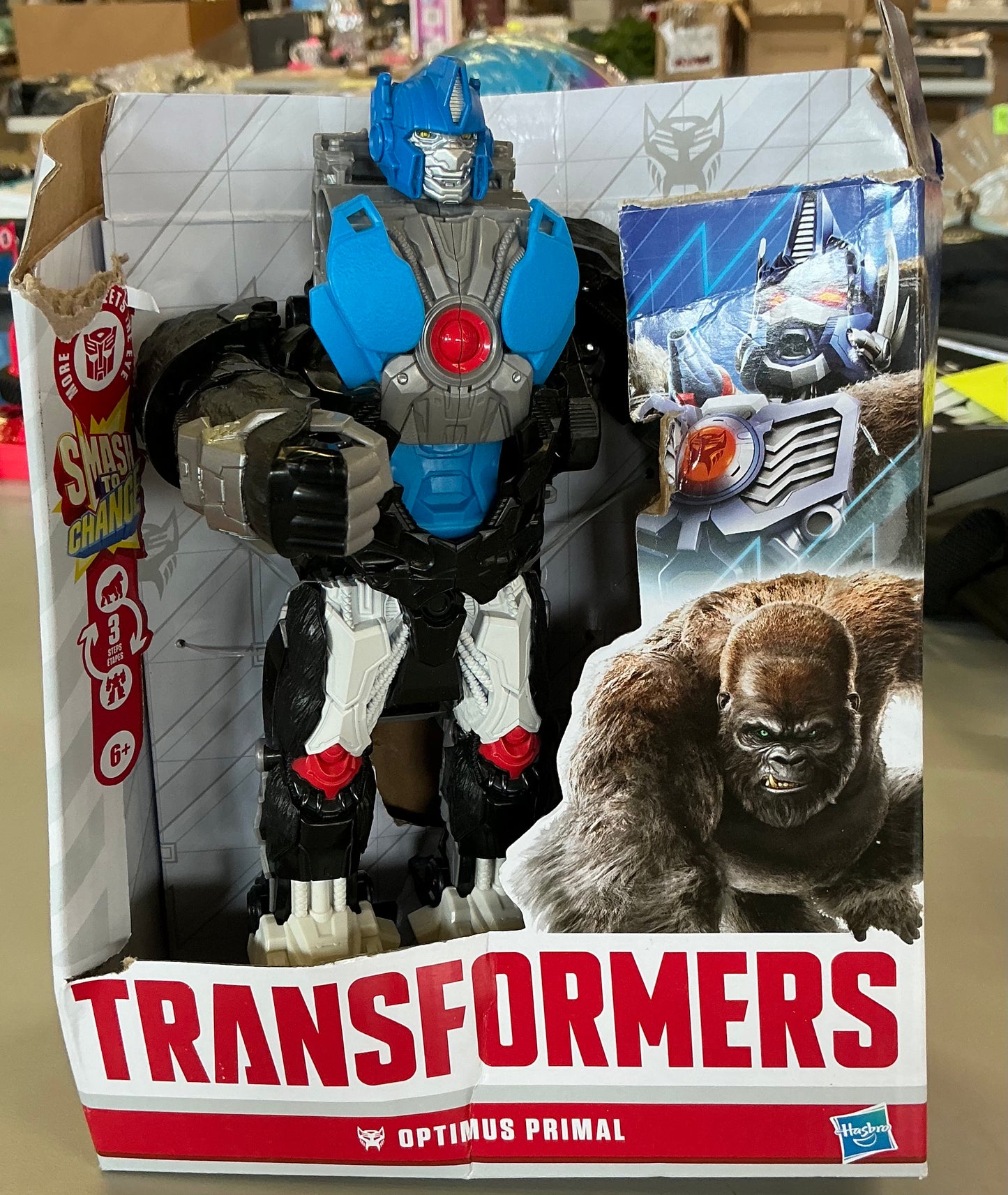 Transformers smash changers Optimus Primal action figure