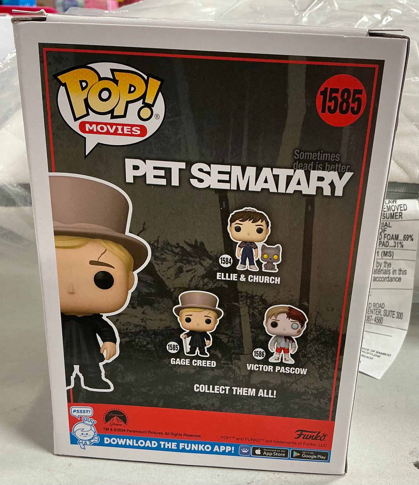 Pet Sematary Gage Creed - MINOR PACKAGE FLAWS - PRODUCT IS NEW